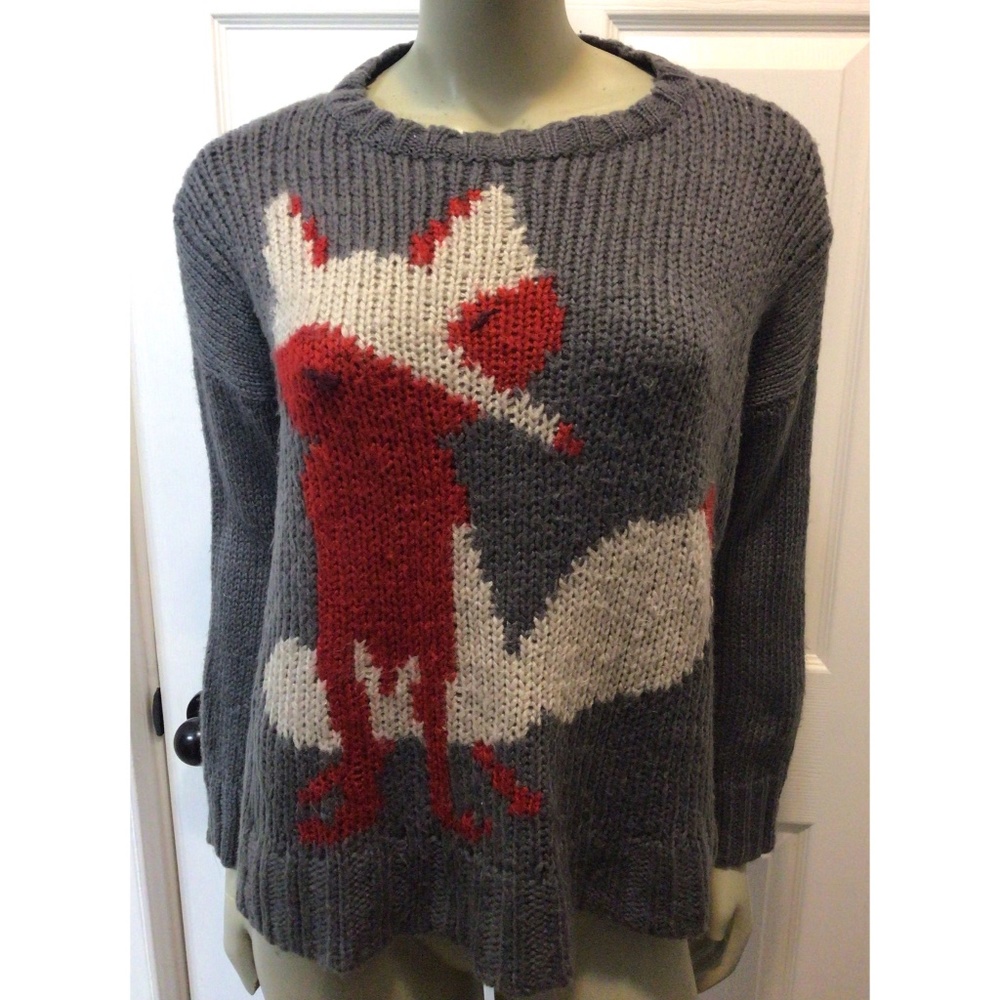 Wooden Ships Fox knit mohair blend sweater Prola Buendia
